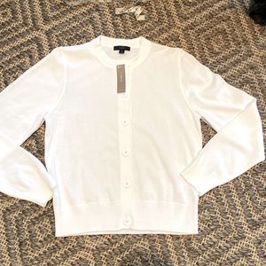 J.CREW Cardigan sweater in cotton crepe